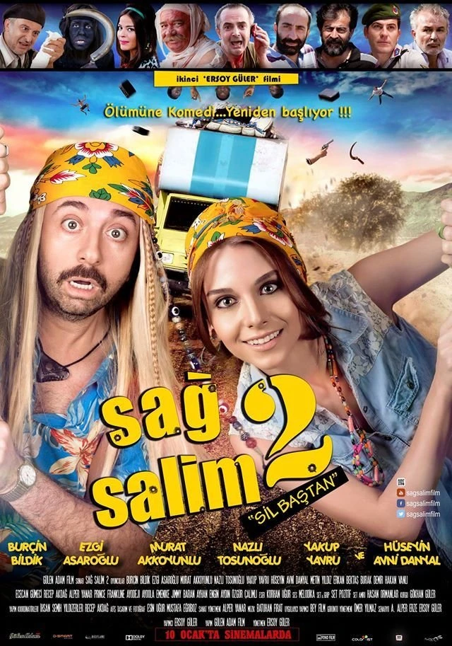 دانلود فیلم ترکی Sag Salim 2 Sil Bastan